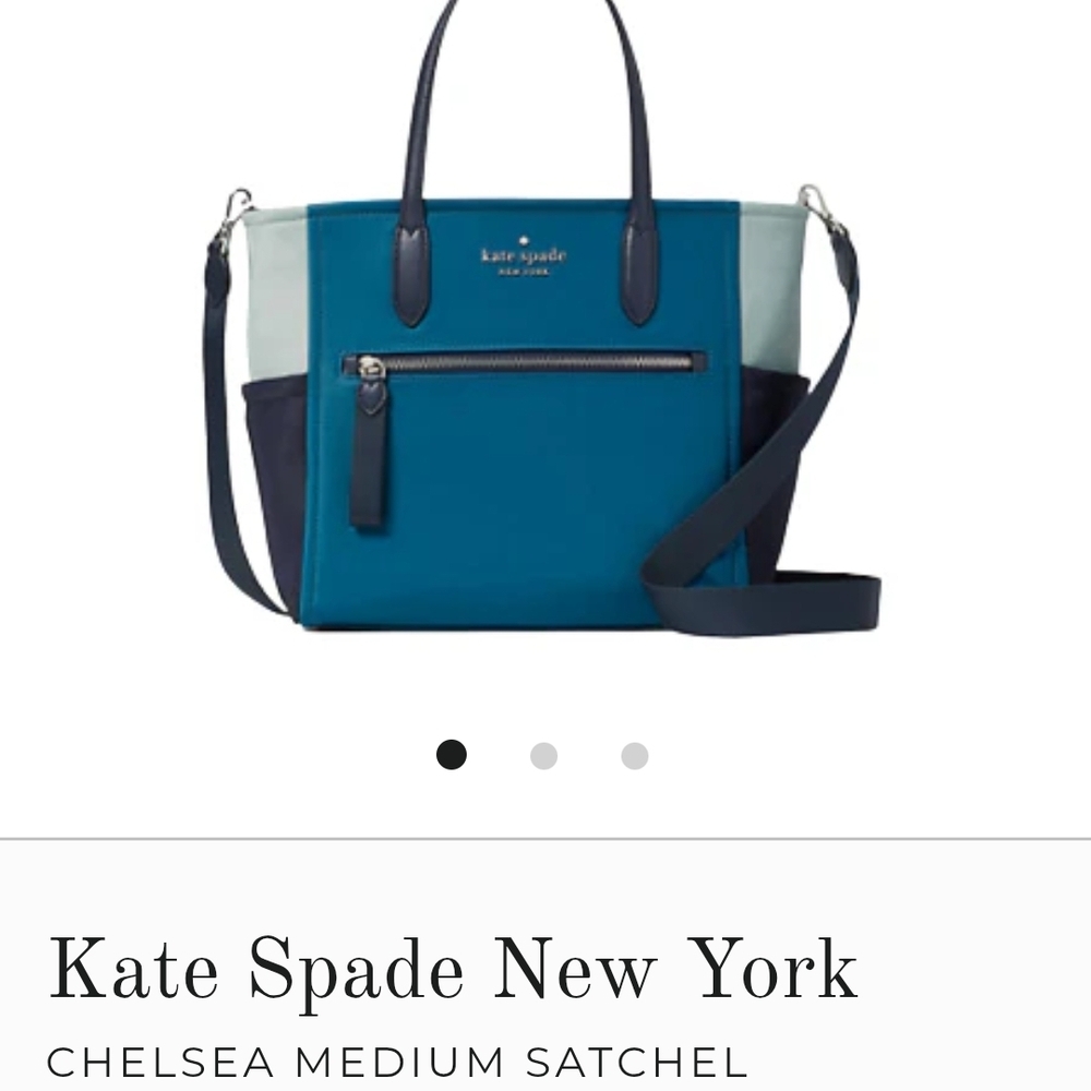 Kate Spade New York Chelsea Blue Satchel